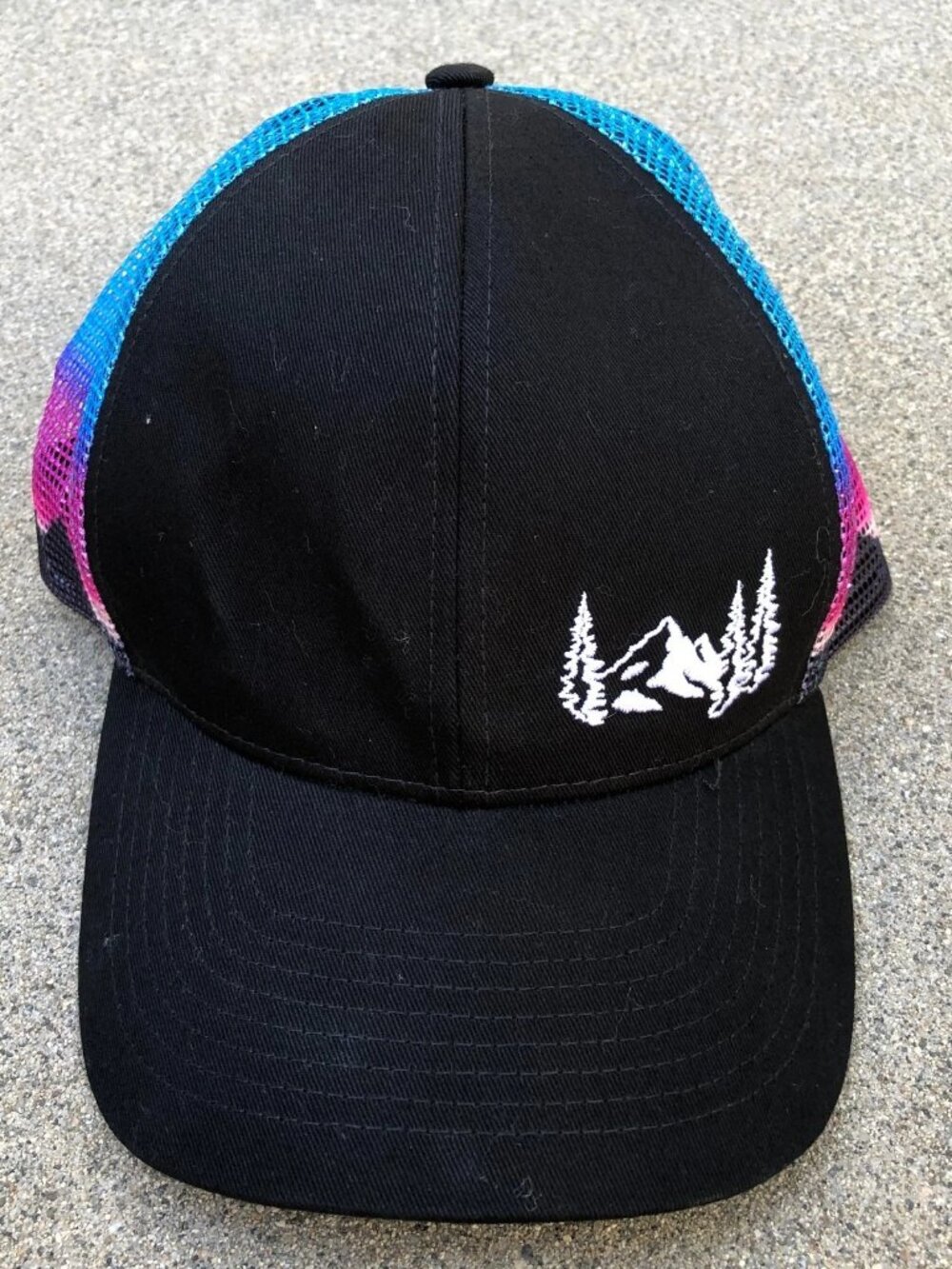 GRACE HOLLY Mountains Trees Trucker Hat Women's One Size Snapback Adjustable Cap